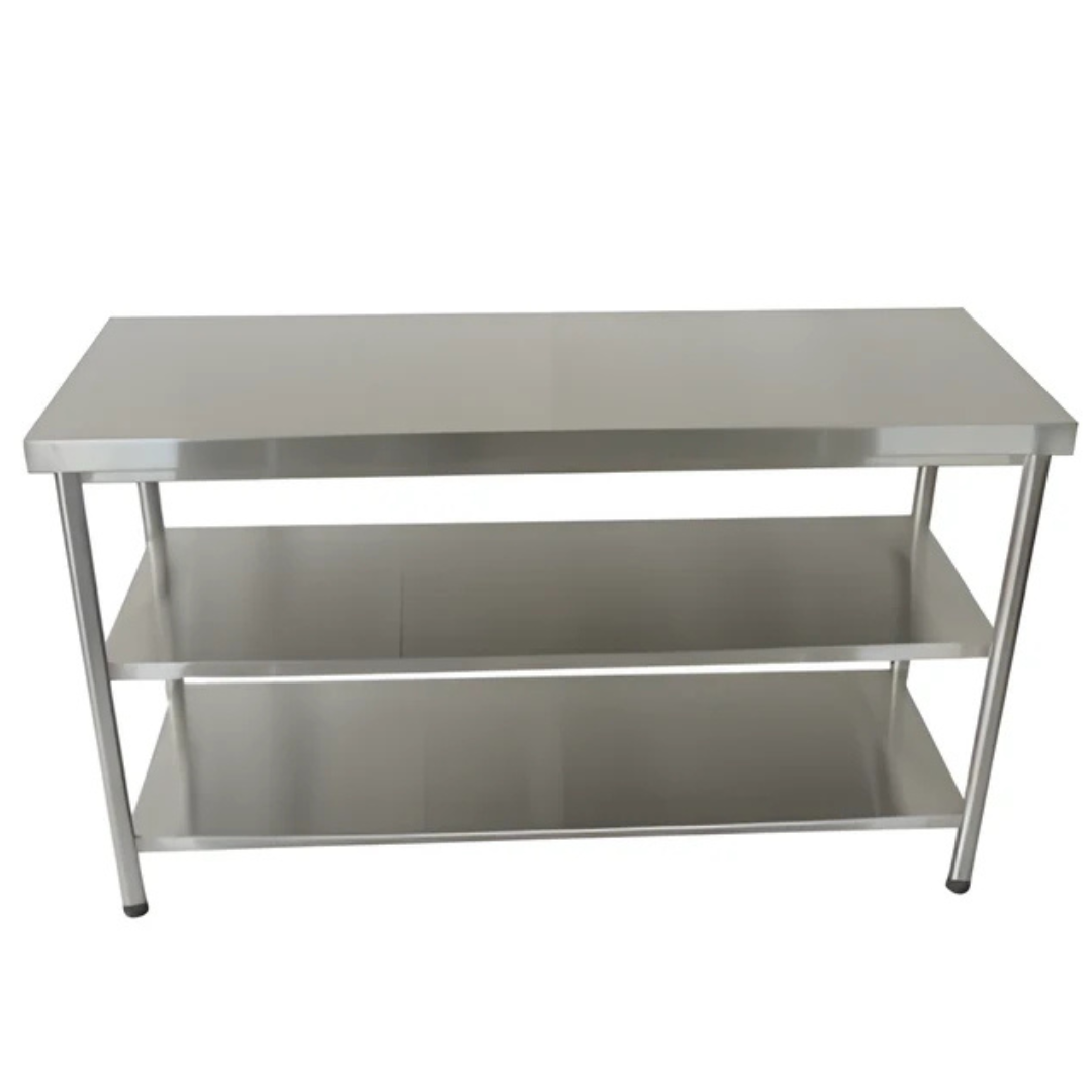 MESA COM 2 PRATELEIRAS